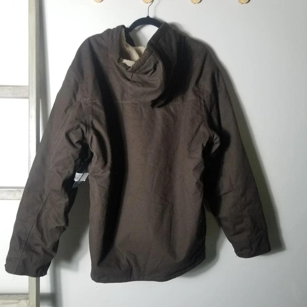 NWT CHEROKEE MEN'S BROWN COAT SIZE XL- SEE FULL DESCRIPTION